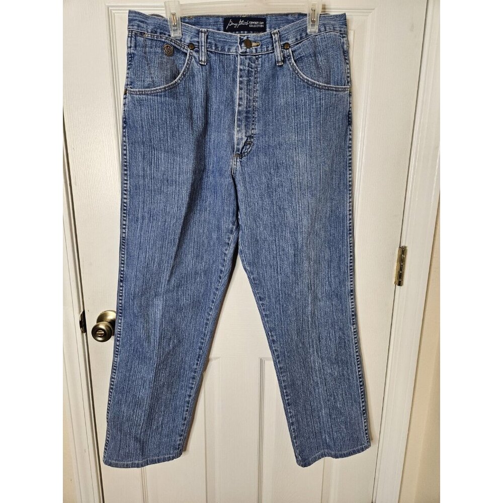 Wrangler George Strait Cowboy Cut Jeans 35x32 Cowboy Rodeo Western Straight Leg